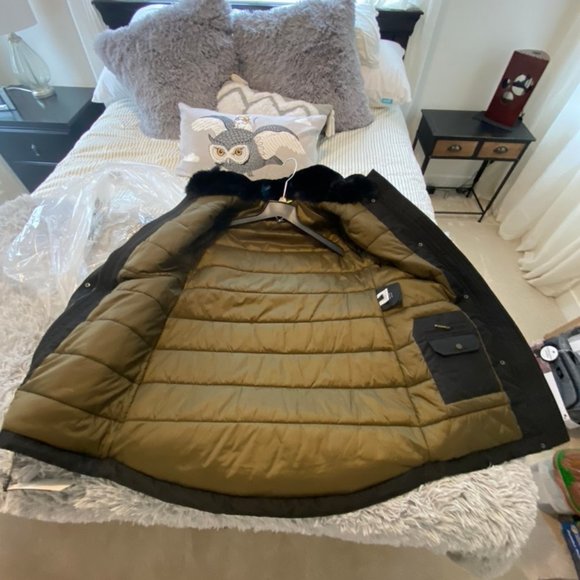 ❄️ 😍FABULOUS❄️ 😍Marc New York by Andrew Marc Black Carina Parka -S 50% OFF RTL - Picture 7 of 11